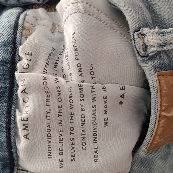 💙 EUC American Eagle Ladie's Next Level Stretch Curvy Highest Rise Jeggings, 4R - Picture 6 of 14